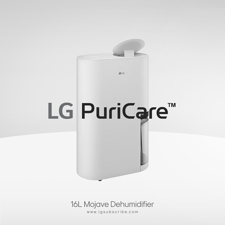 LG PuriCare Dehumidifier DD16GMWE1