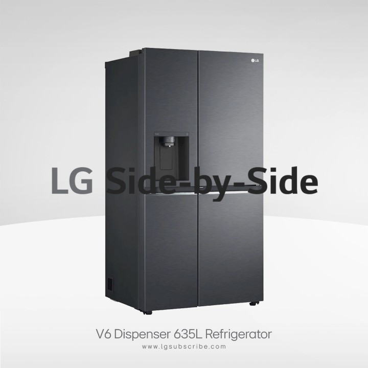 LG Side-by-Side Refrigerator GC-J257SQNW